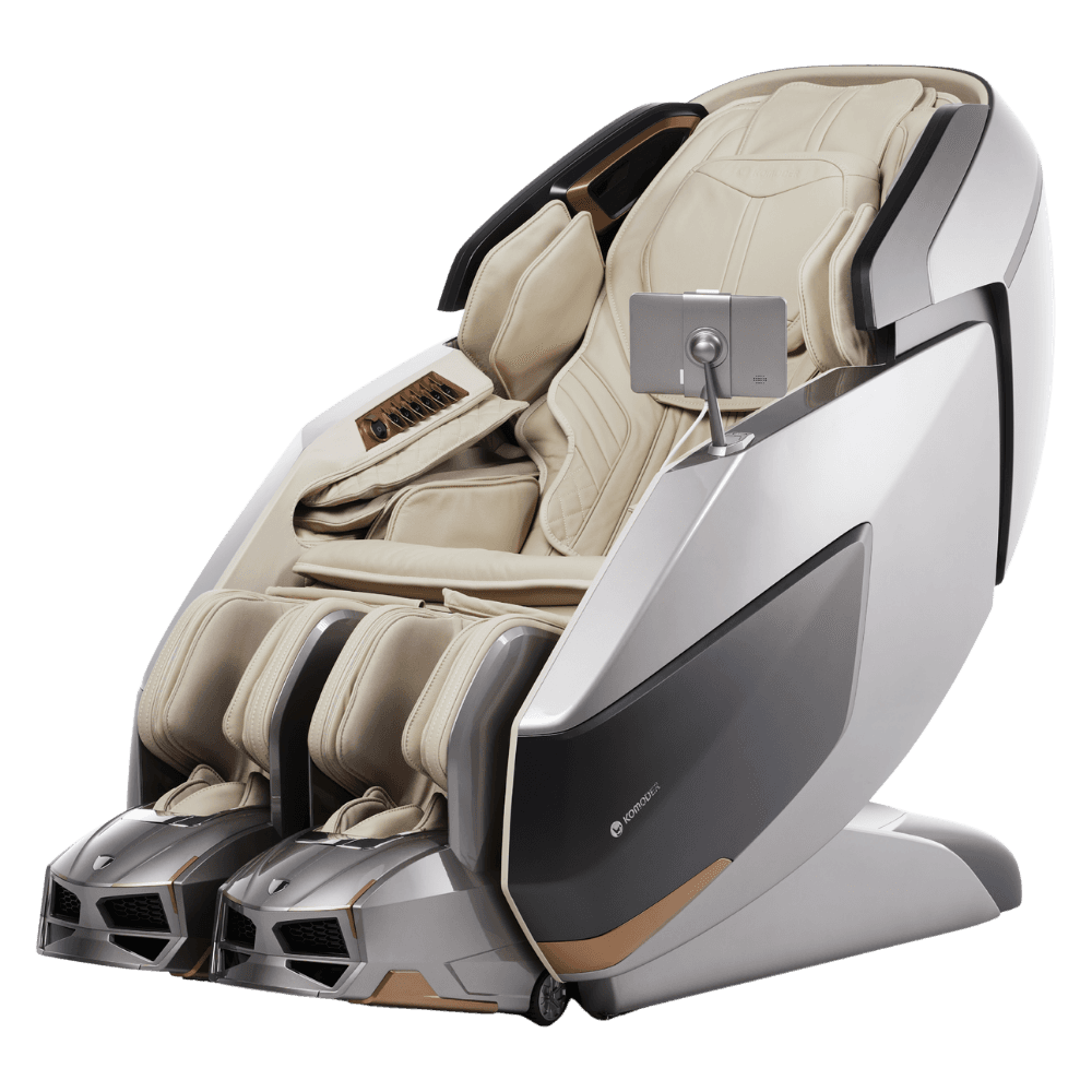 PRIME ROBO Massagesessel aus echtem Leder